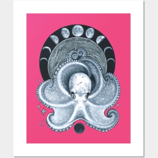 Celestial Octopus Posters and Art